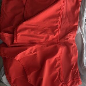 lululemon athletica Red Athletic Shorts